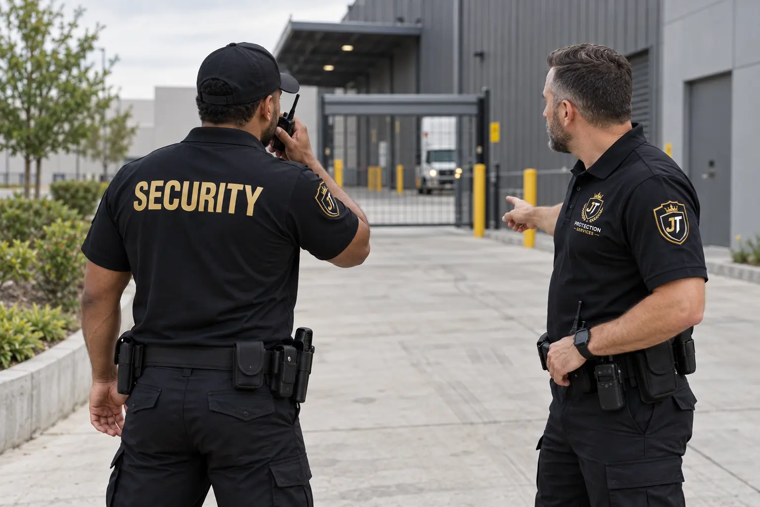 Discreet security detail
